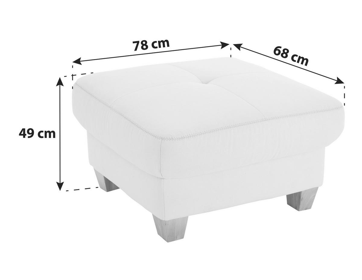 HOCKER Anthrazit  - Anthrazit/Beige, MODERN, Textil/Metall (78/49/69cm) - Sit & More