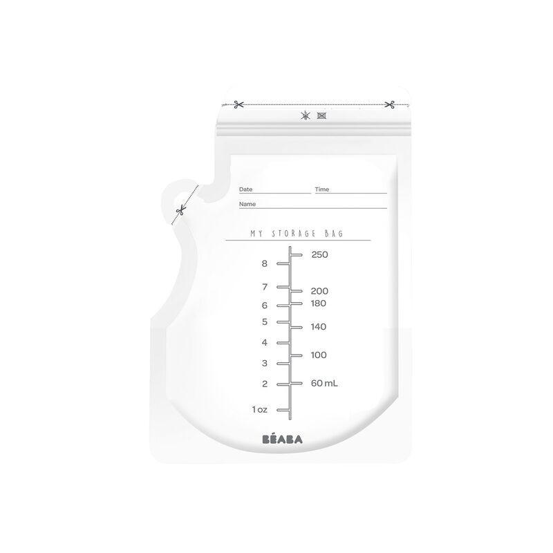 AUFBEWAHRUNGSBEUTEL - Transparent, Basics, Kunststoff (12/6/13cm) - Beaba