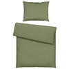 BETTWÄSCHE Perkal 140/200 cm  - Olivgrün, Basics, Textil (140/200cm) - Bio:Vio