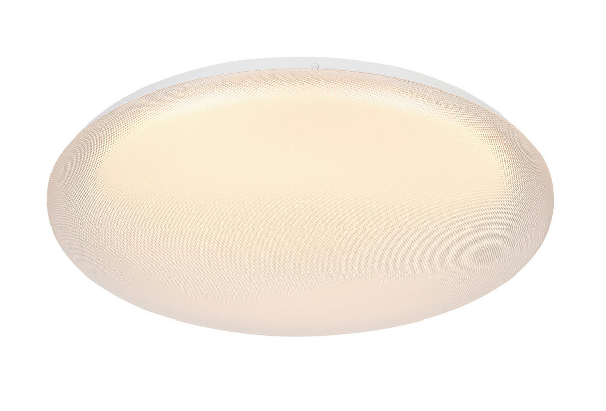 LED MENNYEZETI LÁMPA - áttetsző/fehér, Trend, műanyag/fém (50/8cm) - Novel