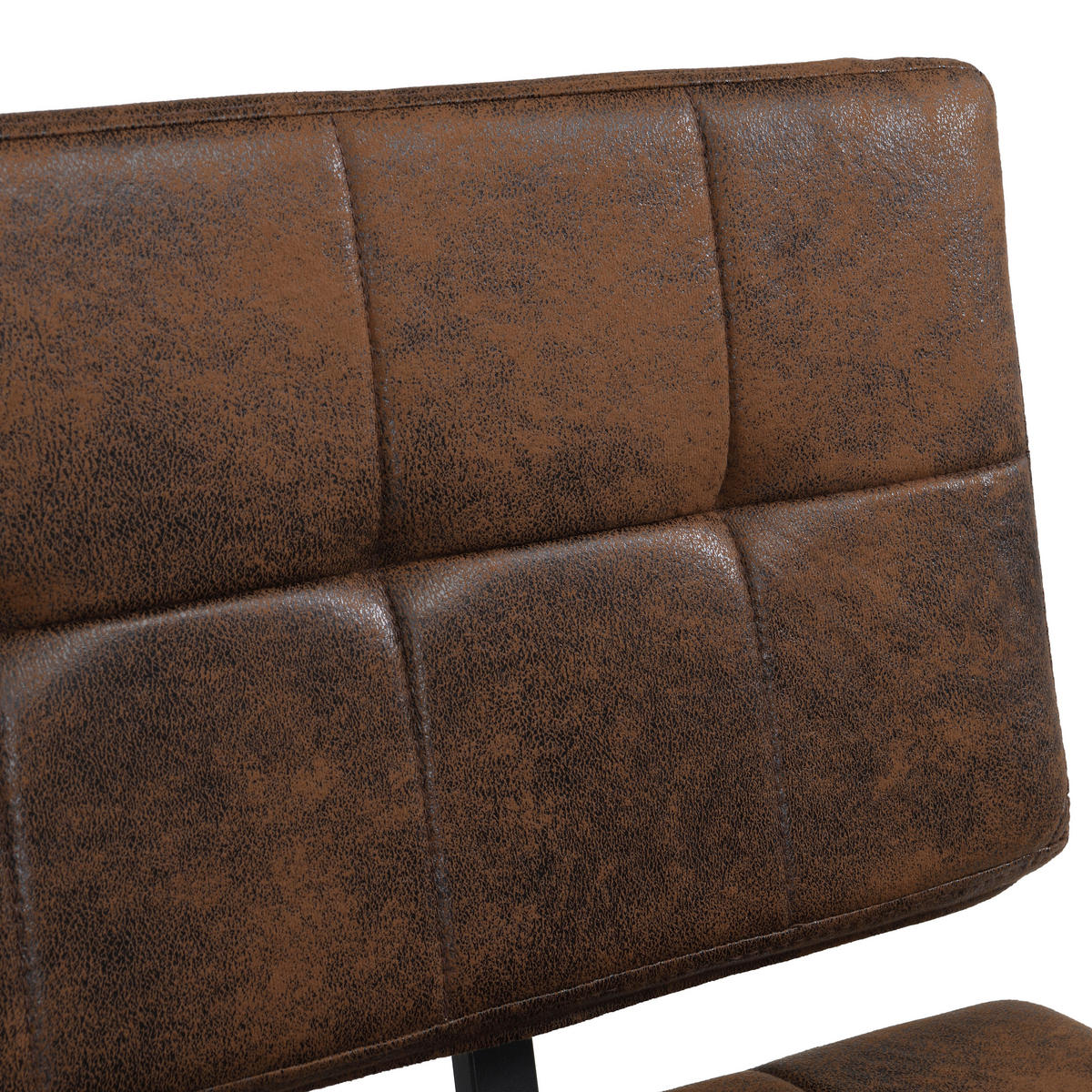SITZBANK in Metall, Textil Braun  - Schwarz/Braun, MODERN, Textil/Metall (180/85/56cm) - Livetastic