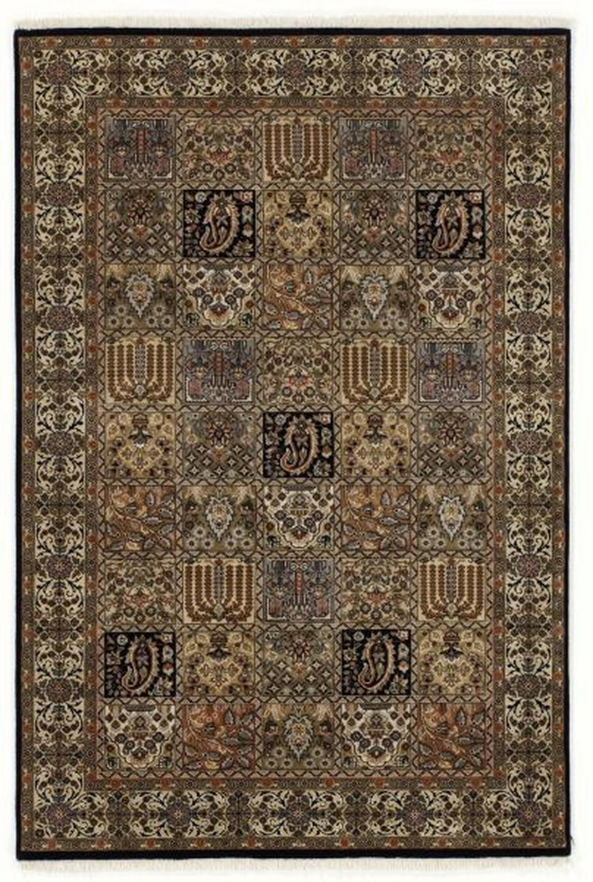 ORIENTTEPPICH 125/185 cm Vasuki Bakhtyari Blau, Beige  - Blau/Beige, Basics, Textil (125/185cm) - Cazaris