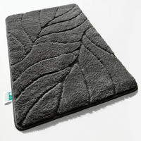 BADEMATTE Maris Dunkelgrau 40/60 cm  - Dunkelgrau, Basics, Kunststoff/Textil (40/60cm) - Floordirekt