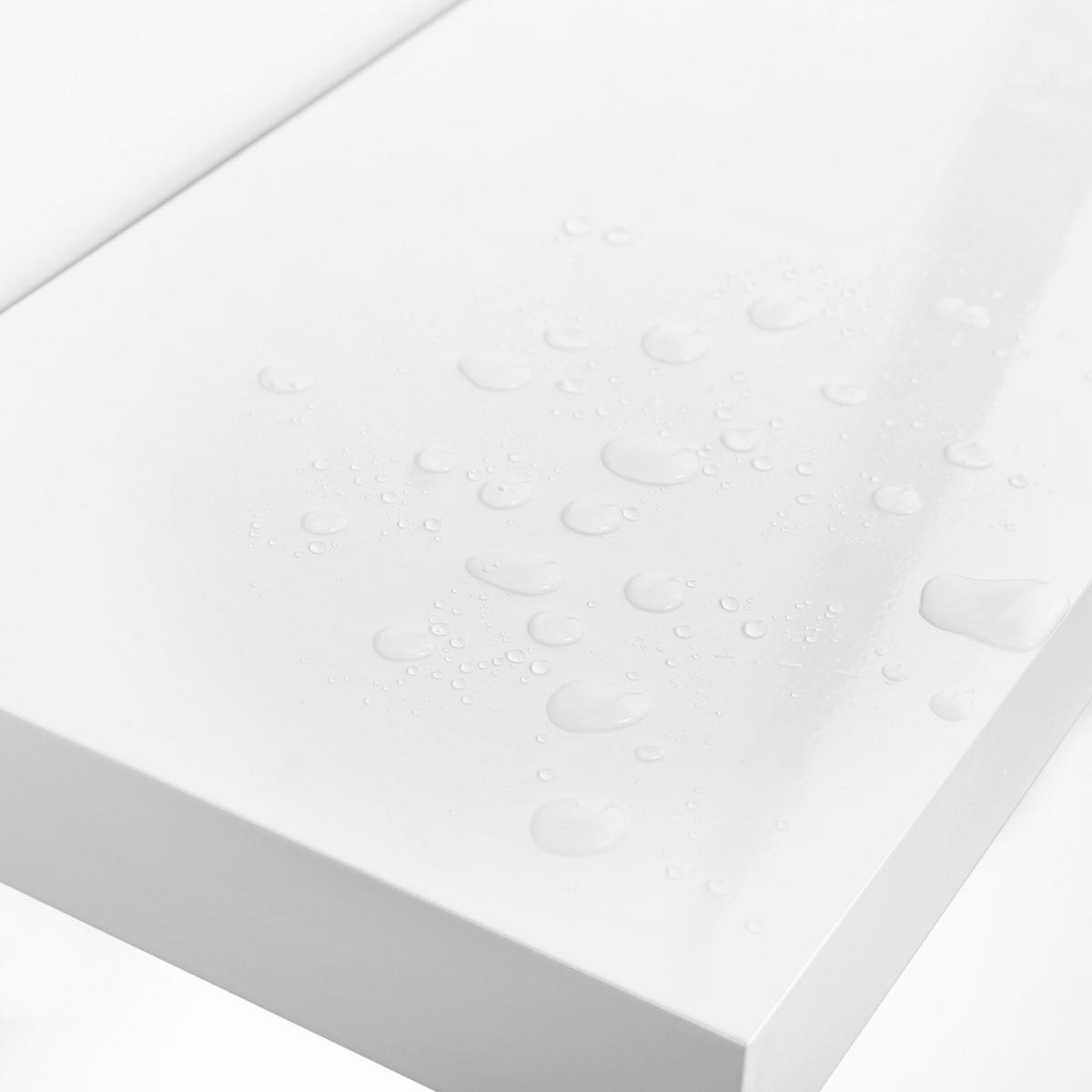 WANDBOARD Weiß  - Weiß, Trend, Holzwerkstoff (60/3,8/20cm) - Boxxx