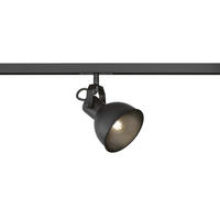 SCHIENENSYSTEM  11,5/20 cm    - Schwarz, Design, Metall (11,5/20cm) - Fischer & Honsel