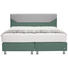 BOXSPRINGBETT 180/200 cm in Weiß, Mintgrün - Alufarben/Weiß, KONVENTIONELL, Kunststoff/Textil (180/200cm) - Bentley BOXSPRINGBETT 180/200 cm in Weiß, Mintgrün - Alufarben/Weiß, KONVENTIONELL, Kunststoff/Textil (180/200cm) - Bentley