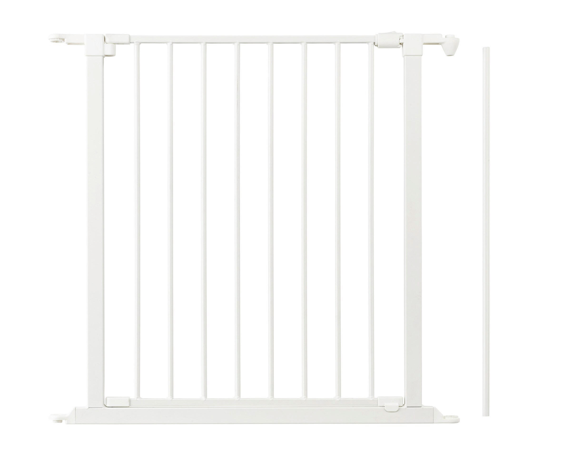 SCHUTZGITTERVERLÄNGERUNG 72/70,5 cm  - Weiß, Basics, Metall (72/70,5cm) - Baby Dan