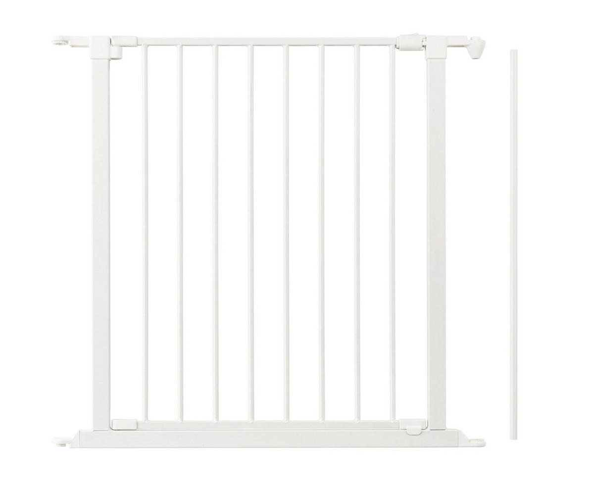 SCHUTZGITTERVERLÄNGERUNG 72/70,5 cm  - Weiß, Basics, Metall (72/70,5cm) - Baby Dan
