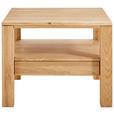 COUCHTISCH Wildeiche massiv 75/75/58 cm quadratisch Eichefarben  - Eichefarben, Natur, Holz (75/75/58cm) - Linea Natura