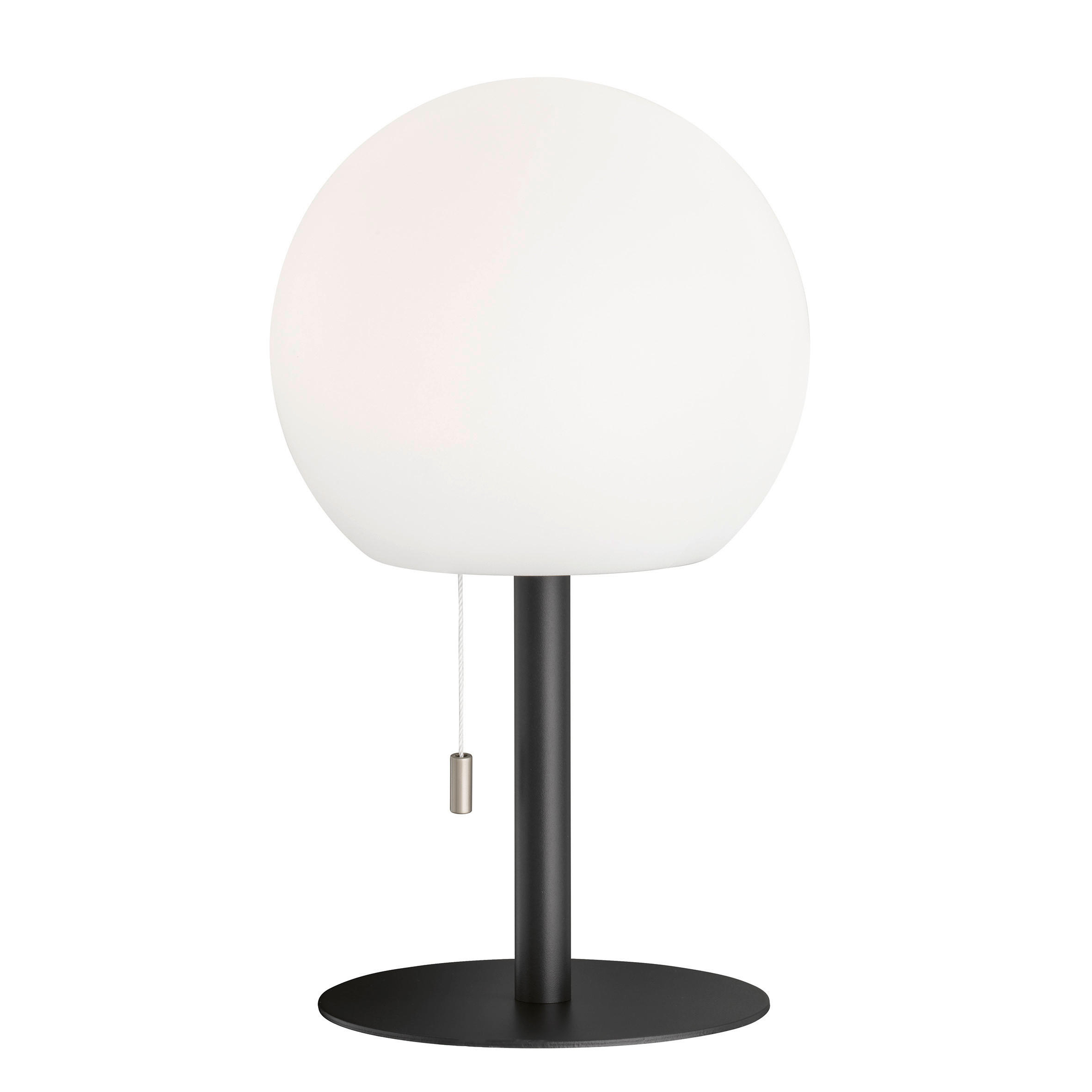 AKKU-TISCHLEUCHTE Trivento 18/31 cm   - Sandfarben/Schwarz, Basics, Kunststoff/Metall (18/31cm)