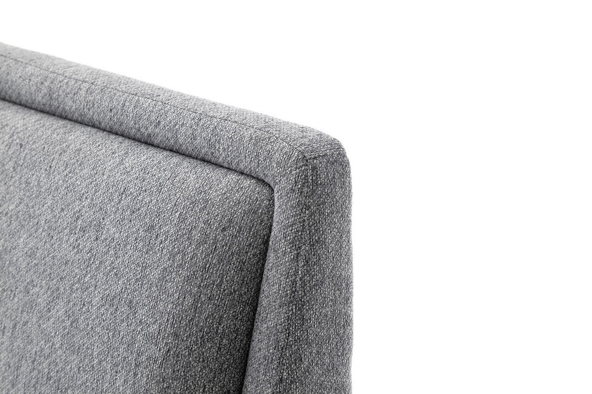 POLSTERBETT FRIEDA 140/200 cm  in Grau  - Eichefarben/Grau, MODERN, Holz/Textil (140/200cm) - Livetastic