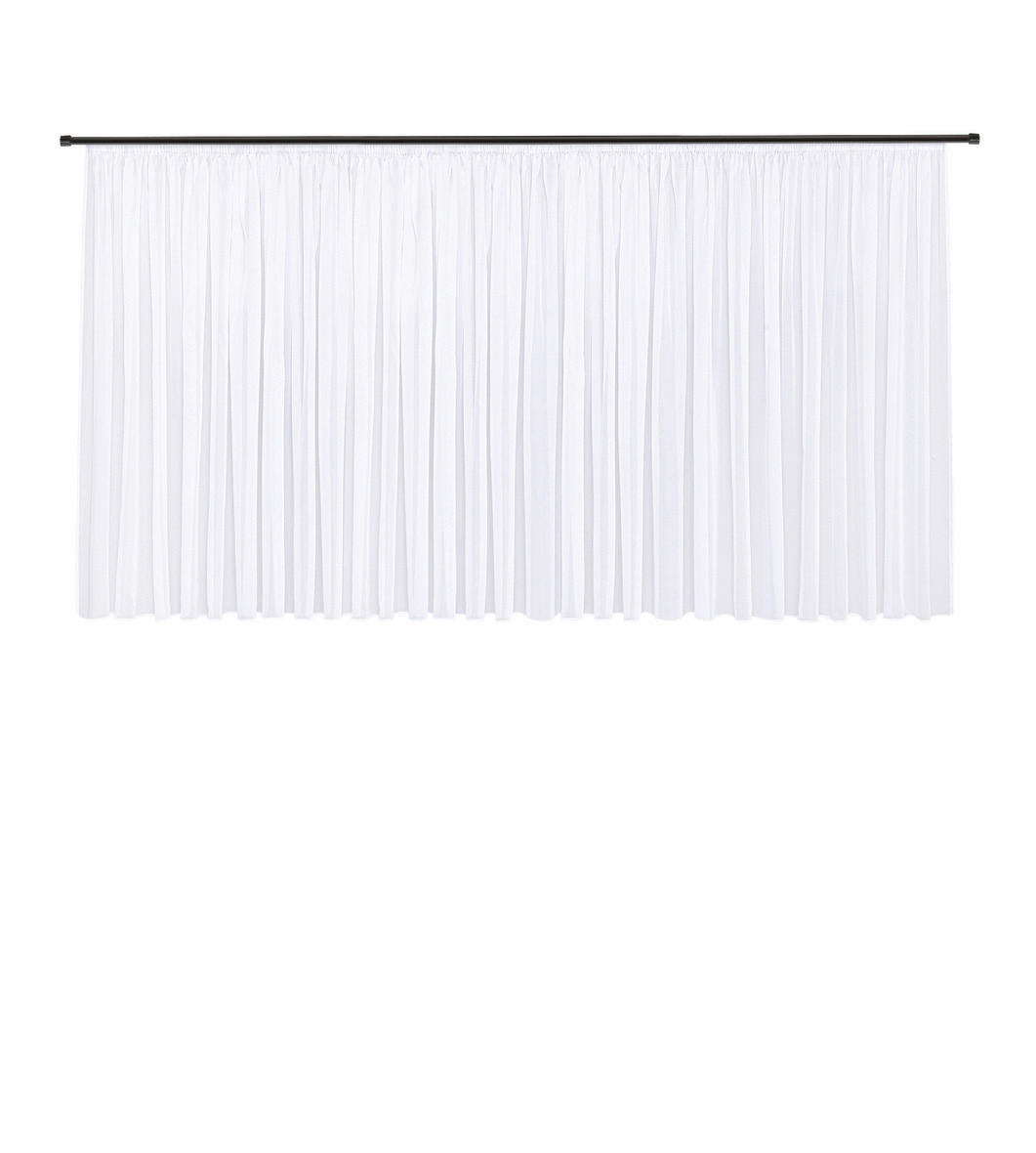 FERTIGSTORE  transparent  600/150 cm   - Weiß, Basics, Textil (600/150cm)