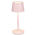 AKKU-TISCHLEUCHTE 9/22 cm  - Rosa, Basics, Metall (9/22cm) - Novel