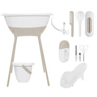 BABYBADESET White 8-teilig  - Weiß, Basics, Kunststoff (79,1/39,1/45,6cm) - Luma