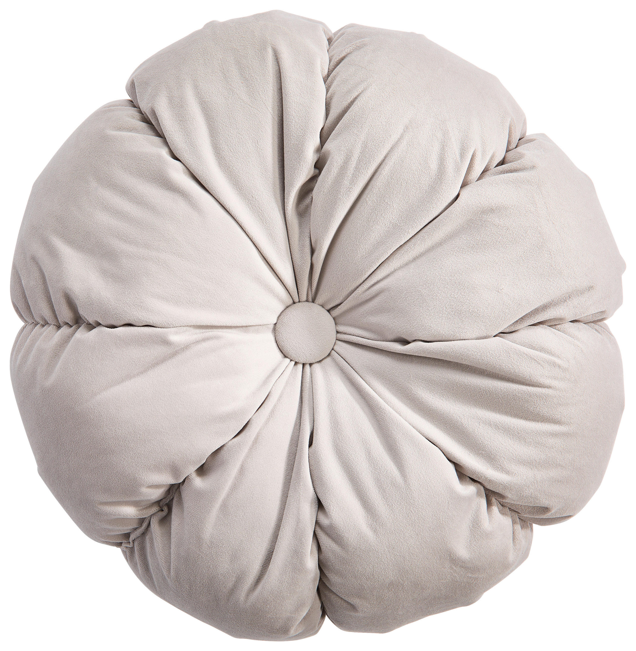 ZIERKISSEN 40 cm  - Silbereichenfarben, Textil (40cm) - Novel