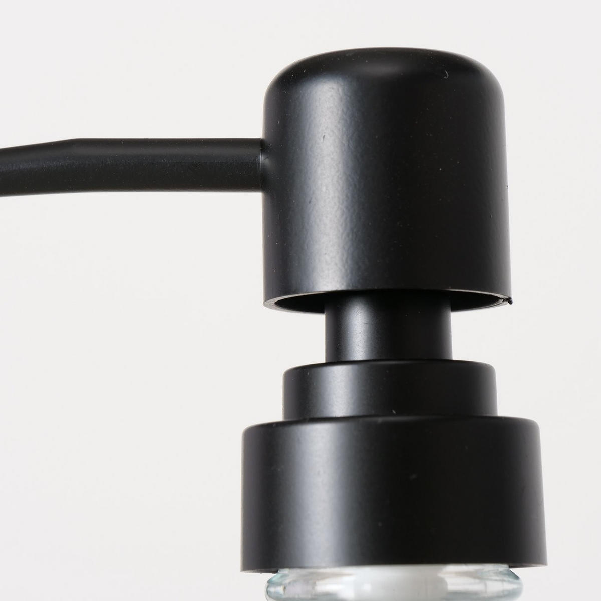 SEIFENSPENDER Kunststoff, Glas  - Transparent/Schwarz, Basics, Glas/Kunststoff (9/6/19cm)