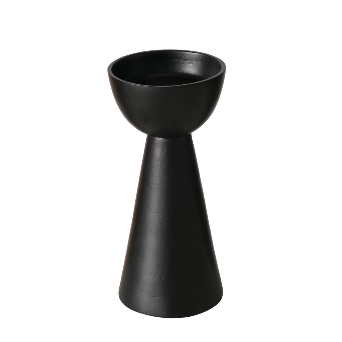 KERZENHALTER-SET - Schwarz, Basics, Metall (9/19cm) - Boltze Home