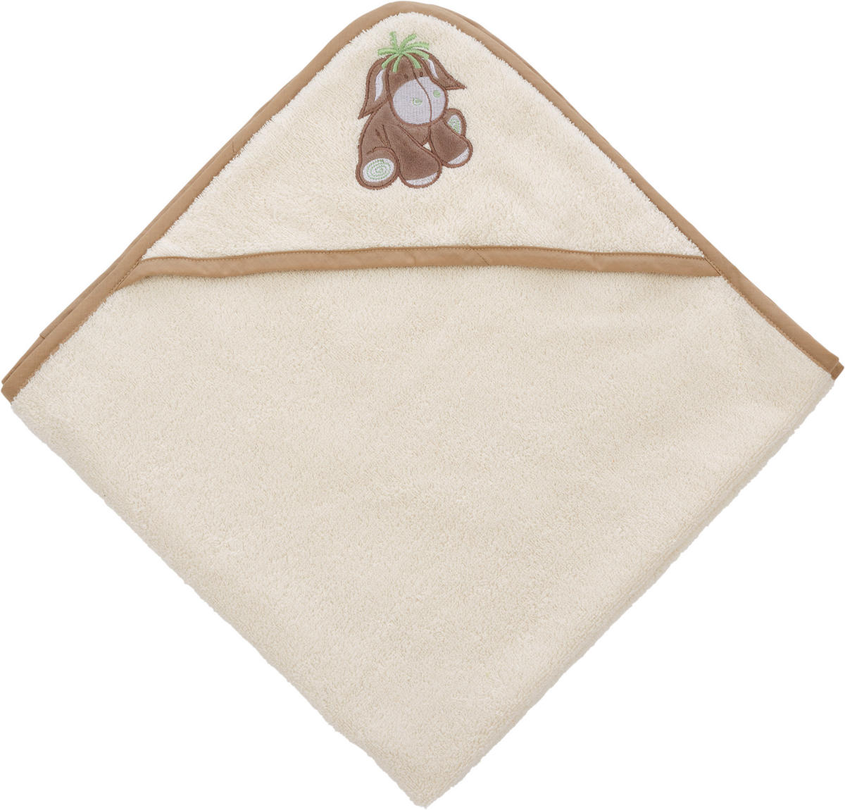OSUŠKA S KAPUCÍ - krémová, Basics, textil (80/80cm) - My Baby Lou
