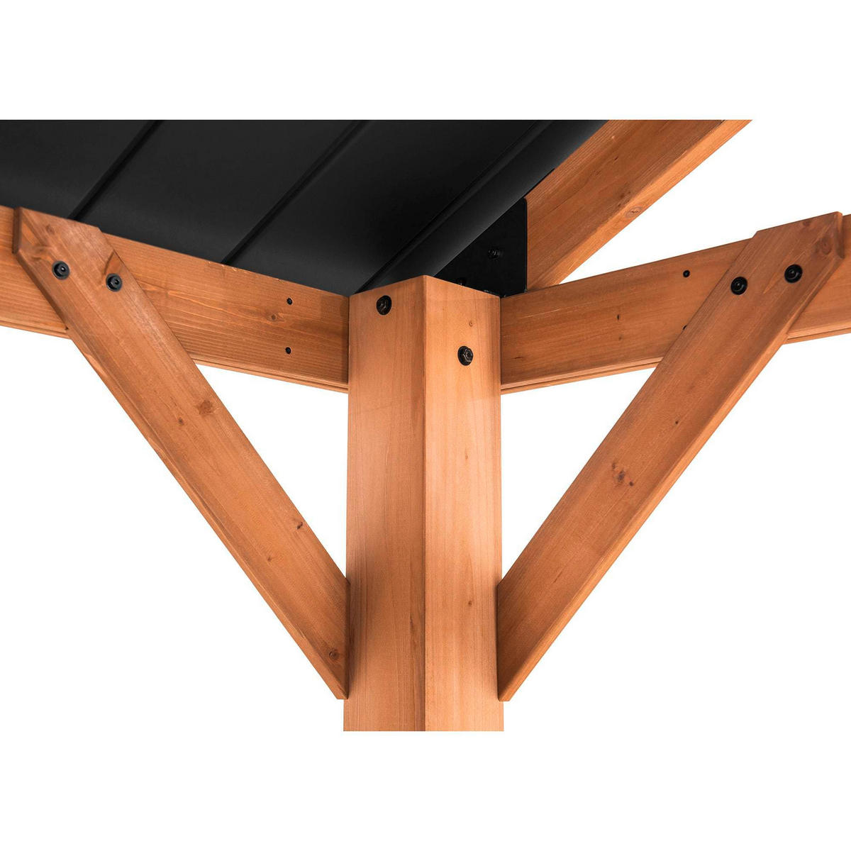 PAVILLON 399,5/291,5/335,5 cm   - Anthrazit, Basics, Holz/Kunststoff (399,5/291,5/335,5cm)
