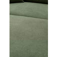 ECKSOFA  in Webstoff Grün  196/304 cm  - Schwarz/Grün, KONVENTIONELL, Textil/Metall (196/304cm) - Hom`in