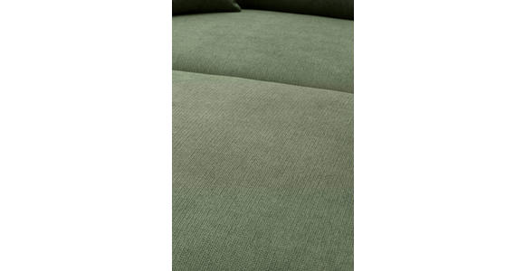 ECKSOFA  in Webstoff Grün  196/304 cm  - Schwarz/Grün, KONVENTIONELL, Textil/Metall (196/304cm) - Hom`in