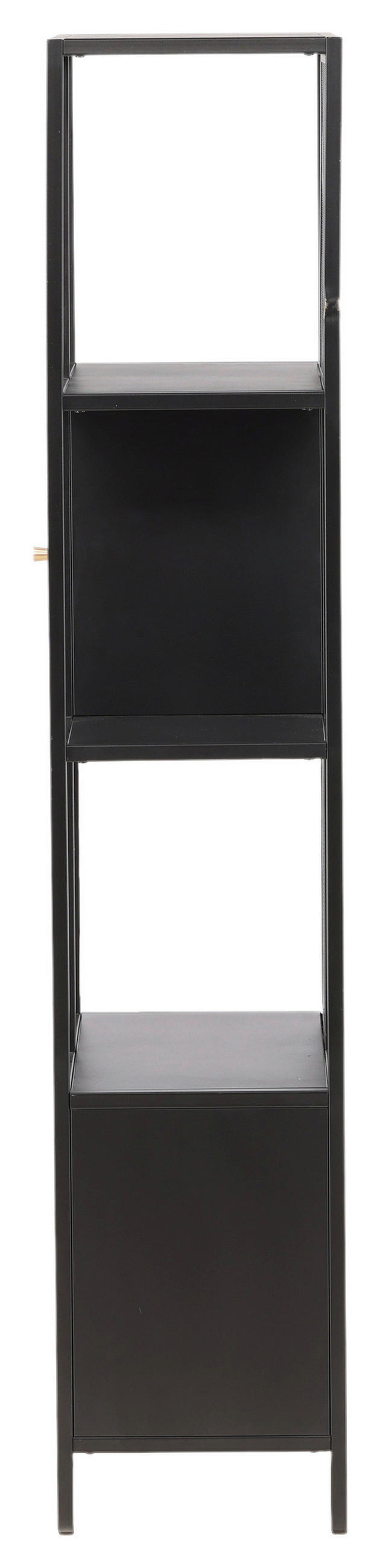 HYLLA i 70/180/35 cm svart  - svart, Design, metall (70/180/35cm) - Livetastic