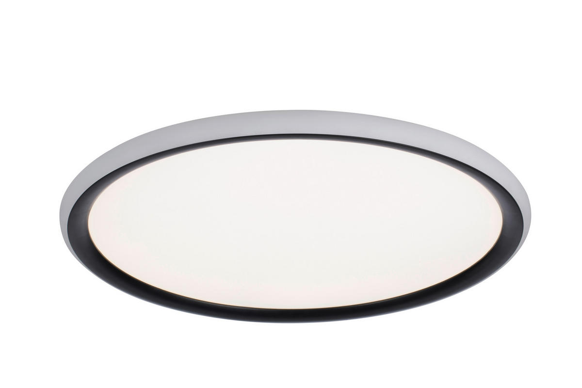 LED-DECKENLEUCHTE Rovinj 40/3,5 cm   - Schwarz, LIFESTYLE, Kunststoff (40/3,5cm) - Novel
