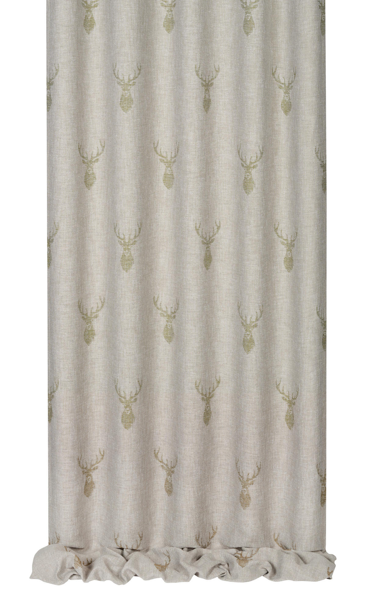 DEKOSTOFF per lfm halbtransparent  - Grün, KONVENTIONELL, Textil (140cm) - Landscape