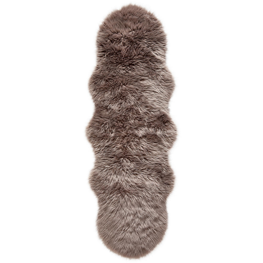 Novel UMELÁ KOŽUŠINA, 60/180 cm, taupe