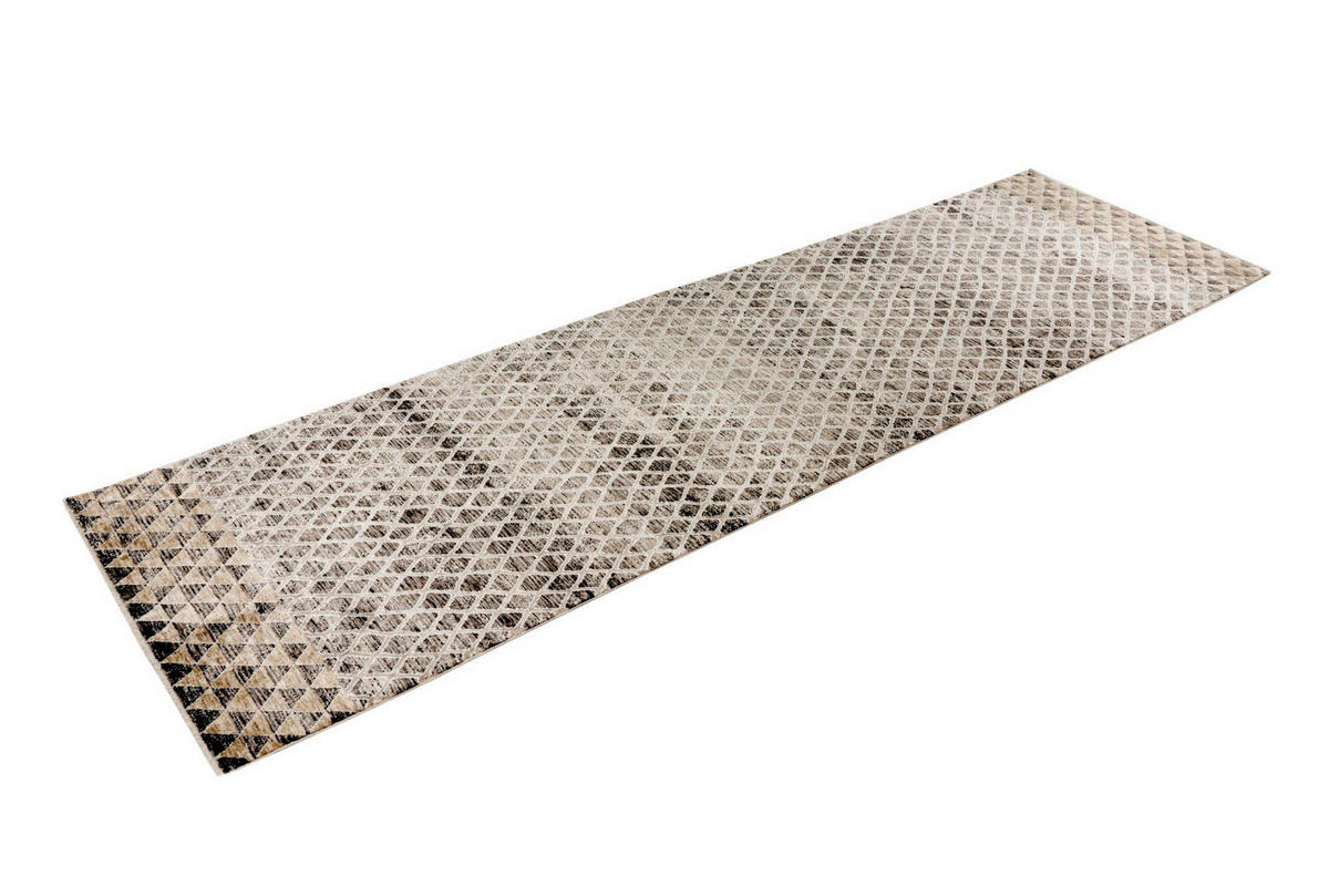 FLACHWEBETEPPICH 80/300 cm Grau rechteckig  - Grau, Basics, Textil (80/300cm) - Kayoom