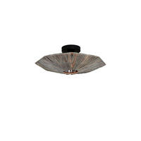 DECKENLEUCHTE   65 cm   - Dunkelgrau, Modern, Naturmaterialien (65cm) - Good & Mojo