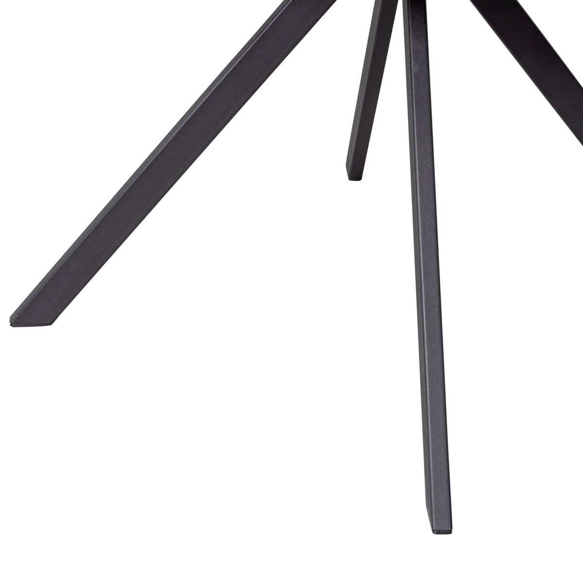 ARMLEHNSTUHL-SET 2 Stück  in Eisen Lederlook  - Cognac/Schwarz, MODERN, Textil/Metall (58/80/60cm) - Livetastic