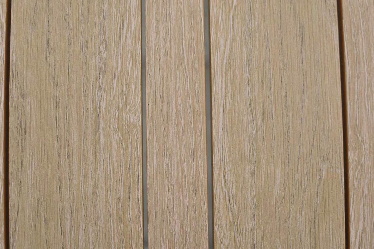 GARTENTISCHGRUPPE beschichtet Aluminium  - Naturfarben/Weiß, KONVENTIONELL, Kunststoff/Textil - Gardenson