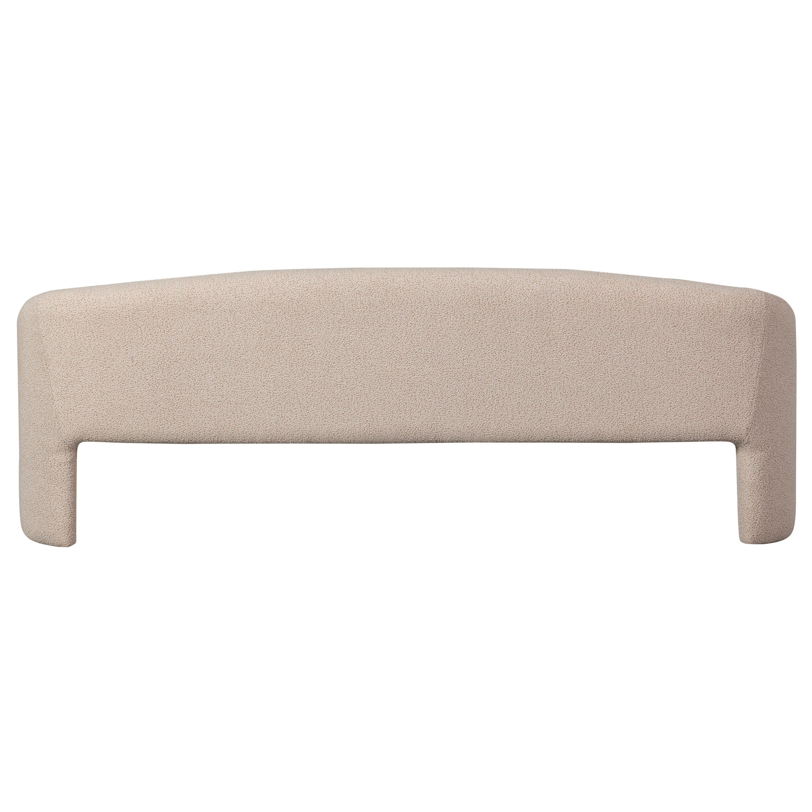SITZBANK 160/60/52 cm Webstoff Beige  - Beige, Design, Textil (160/60/52cm) - Livetastic