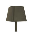 AKKU-TISCHLEUCHTE Lino 10/38 cm  - Grau, Design, Kunststoff/Metall (10/38cm) - Novel