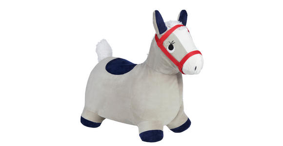 HÜPFTIER  - Dunkelblau/Grau, Basics, Kunststoff/Textil (56/28/48.5cm) - My Baby Lou