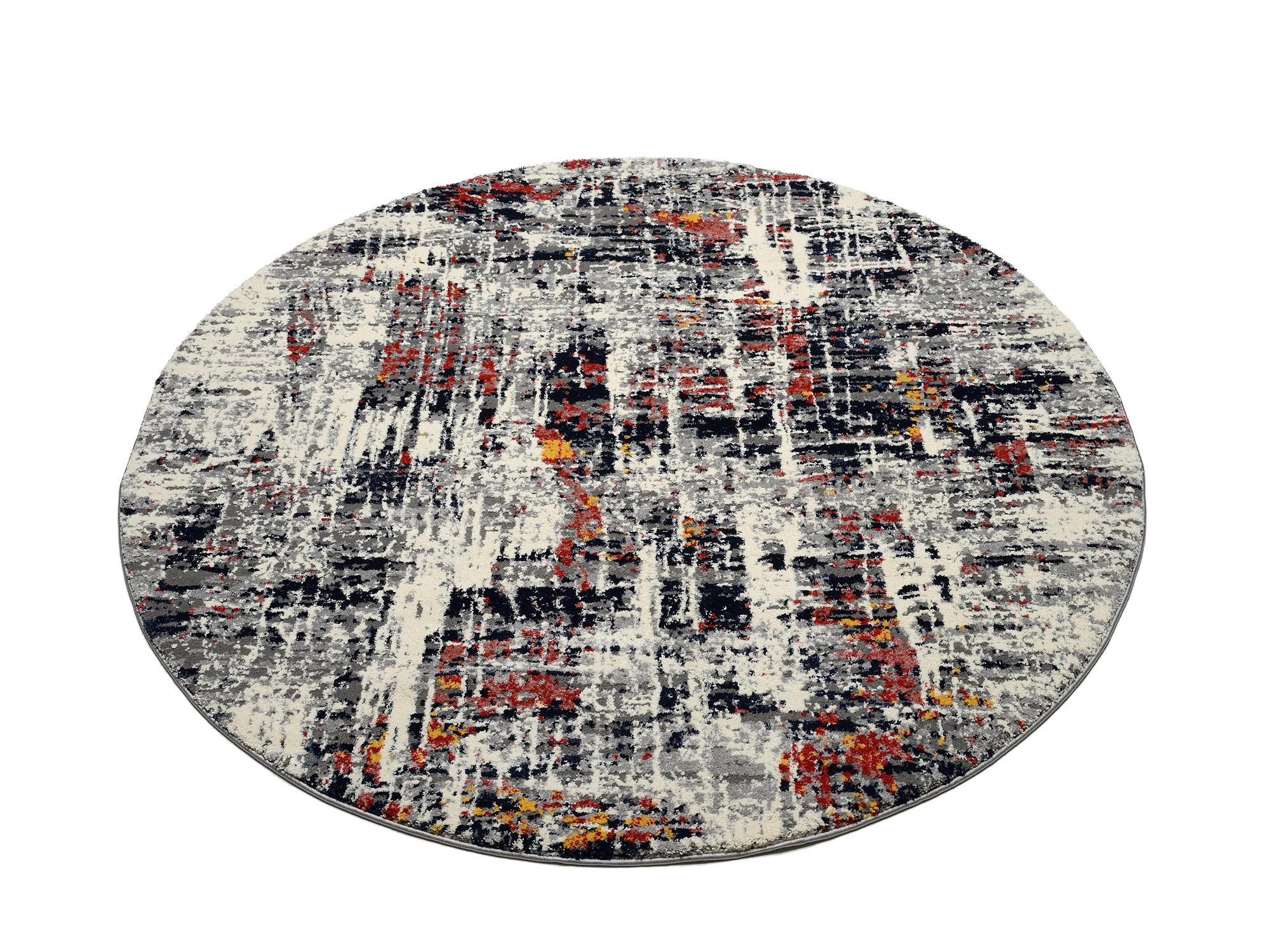WEBTEPPICH 240 cm Timeline Autumn Multicolor rund  - Multicolor, Design, Textil (240cm) - Novel
