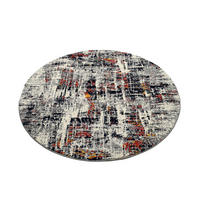 WEBTEPPICH  Wohnzimmer 200 cm Timeline Autumn Multicolor rund  - Multicolor, Design, Textil (200cm) - Novel