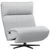 RELAXSESSEL in Textil Hellgrau  - Hellgrau/Schwarz, Modern, Textil/Metall (90/106/96cm) - Chilliano