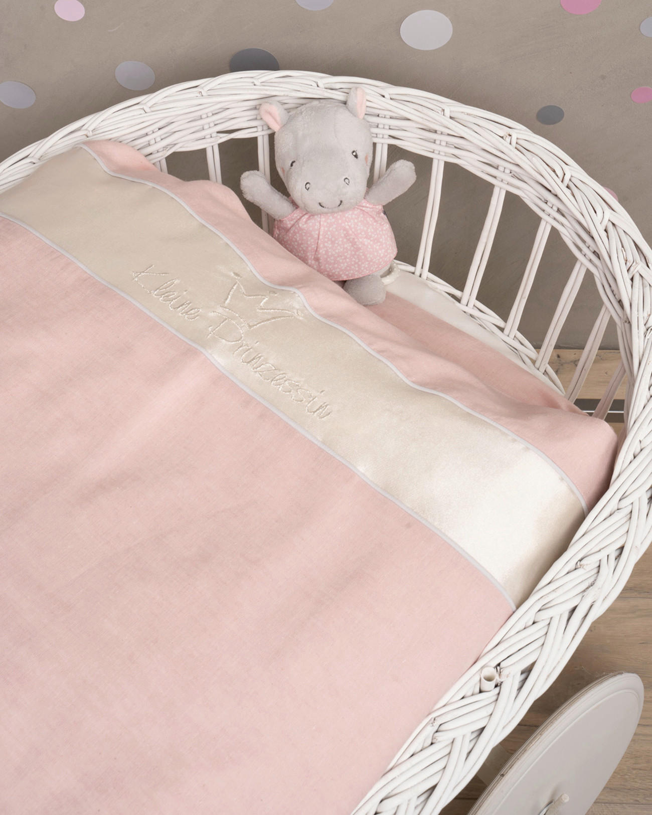 BABYBETTWÄSCHE 80/80 cm  - Rosa, Basics, Textil (80/80cm) - Bebe's Collection