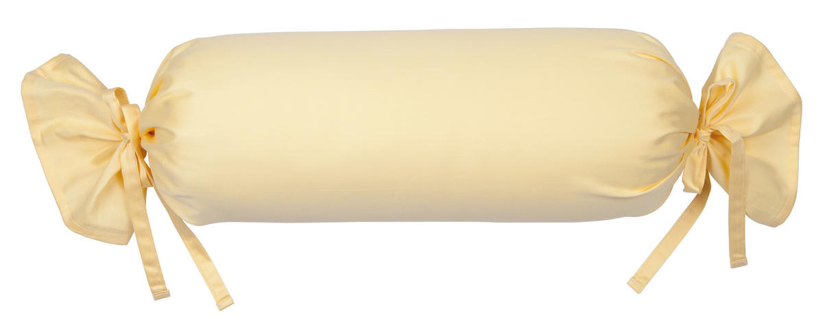 NACKENROLLENBEZUG Giacomo 15/40 cm  - Gelb, Basics, Textil (15/40cm) - Janine