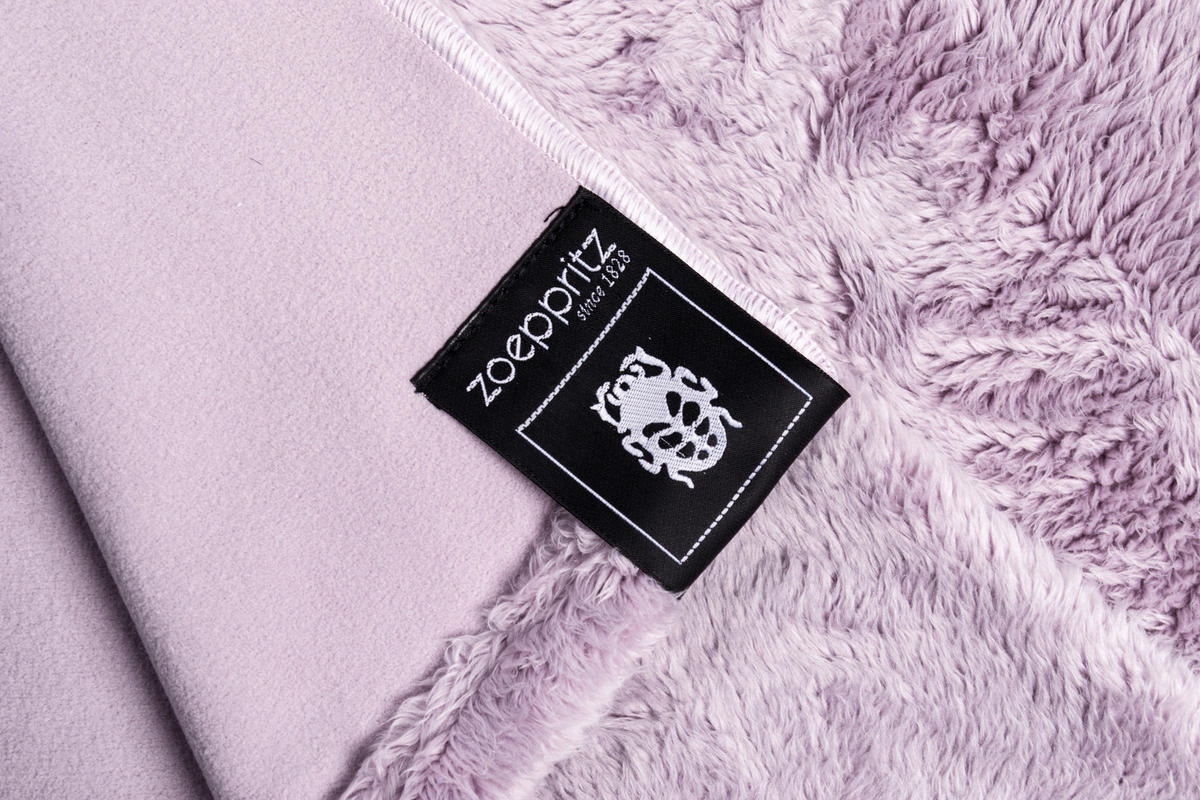 FELLDECKE Reborn Bliss 140/190 cm  - Rosa, KONVENTIONELL, Textil (140/190cm) - Zoeppritz