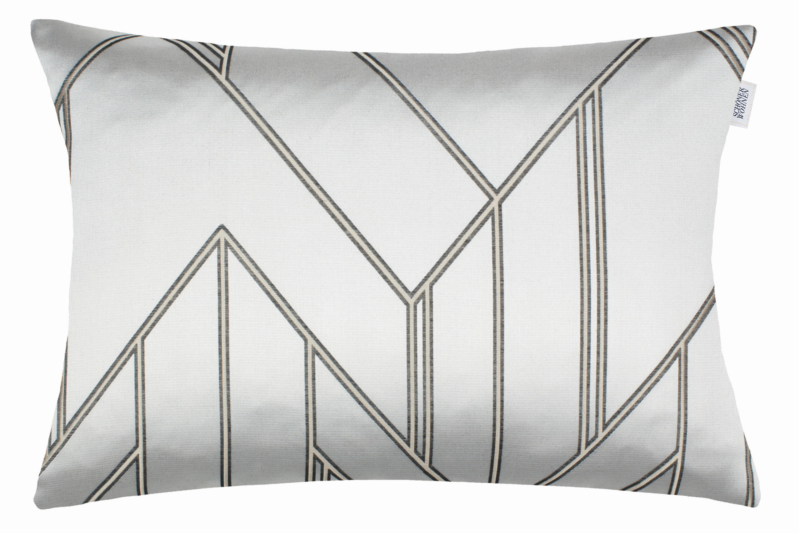 KISSENHÜLLE Elian 38/58 cm  - Anthrazit/Beige, KONVENTIONELL, Textil (38/58cm) - Schöner Wohnen