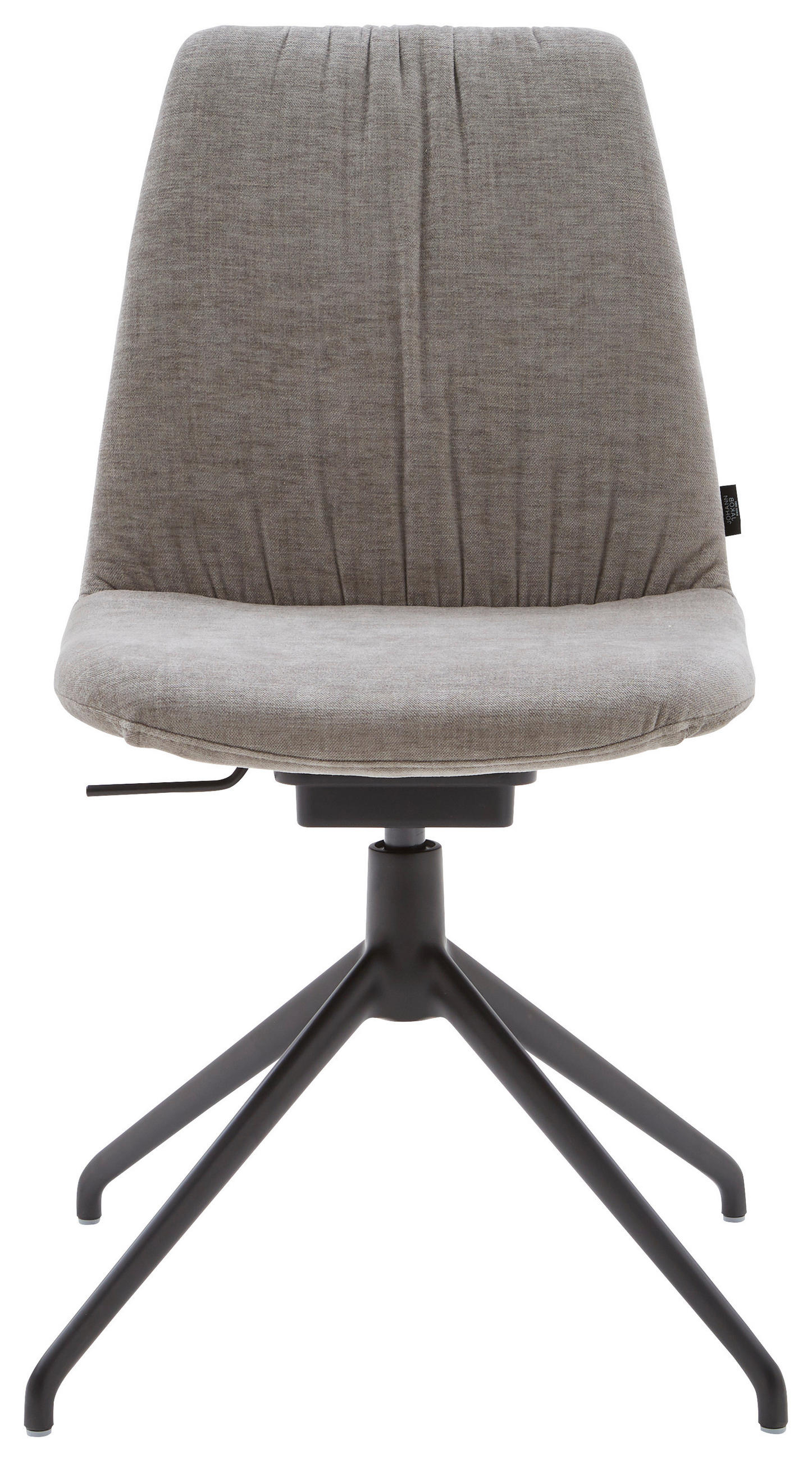 STUHL Flachgewebe Taupe - Taupe, Design, Textil/Metall (46/85-88/55cm) - Johann Jakob