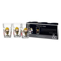 KINDER-GLÄSERSET  3-teilig  - Klar, KONVENTIONELL, Glas (205ml) - Ritzenhoff Breker