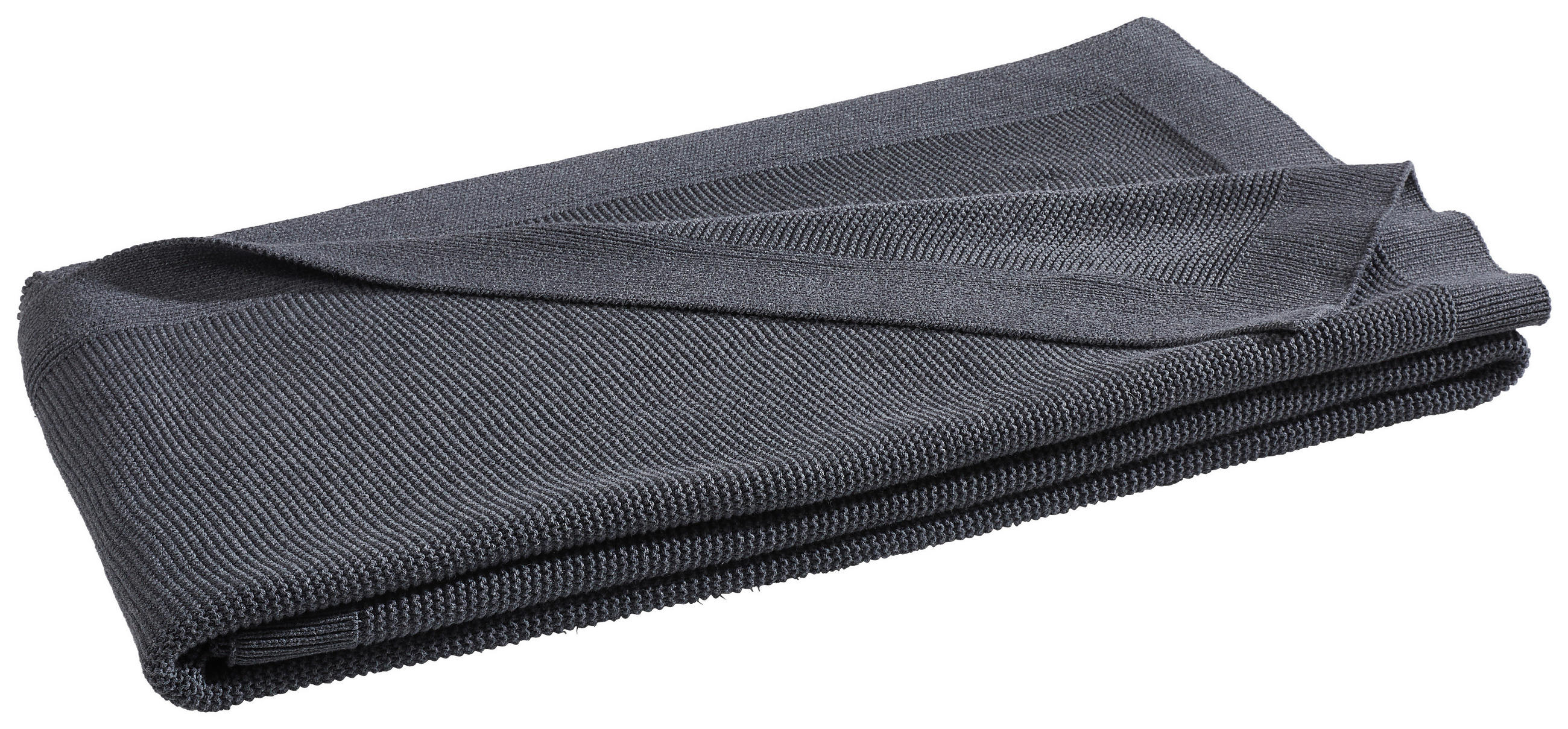 WOHNDECKE BEJA 150/200 cm  - Dunkelgrau, Basics, Textil (150/200cm) - Dieter Knoll