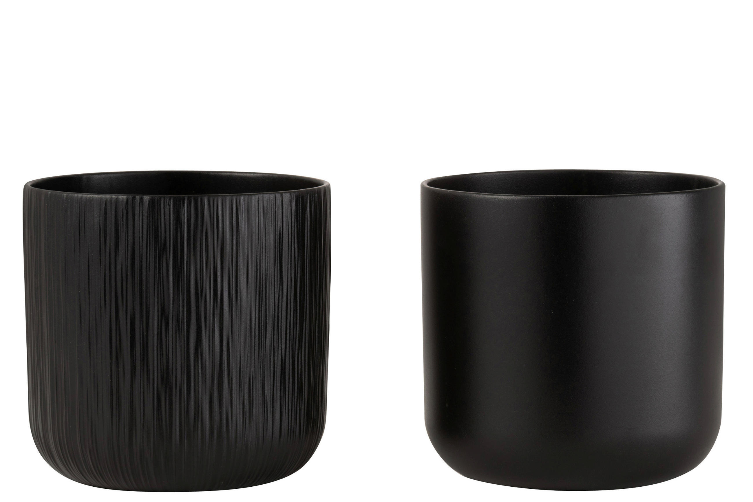 ÜBERTOPF - Schwarz, Basics, Keramik (26,5/26,5/26cm)