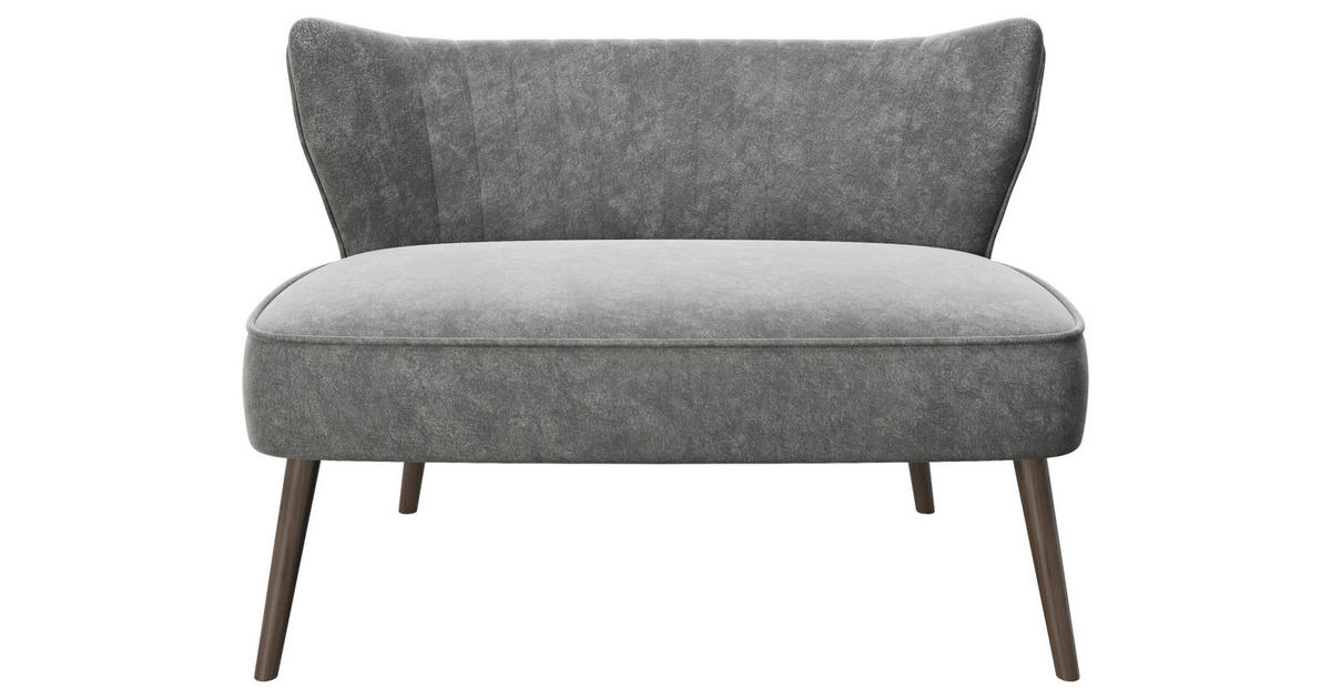 Sofa in Anthrazit kaufen 2-Sitzer \