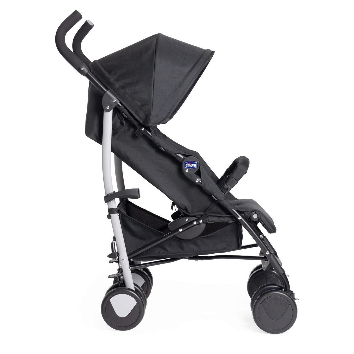 BUGGY Echo Lite  - Schwarz, Basics, Textil/Metall (47/106/84cm) - Chicco