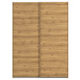SCHWEBETÜRENSCHRANK  in Eichefarben  - Eichefarben, Design, Holzwerkstoff/Kunststoff (162/223/68cm) - Novel